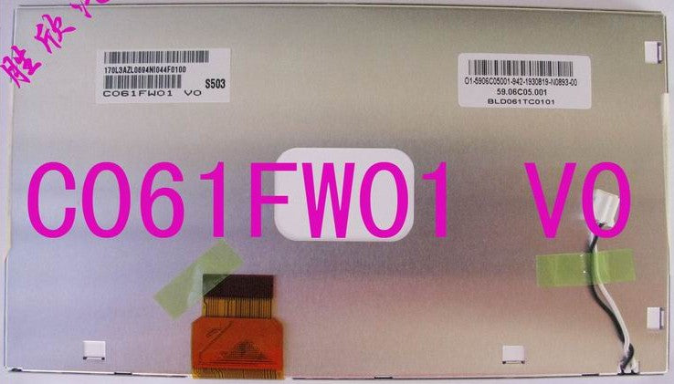 6.1" C061FW01 V0 V.0 VO LCD display screen for GPS PDA