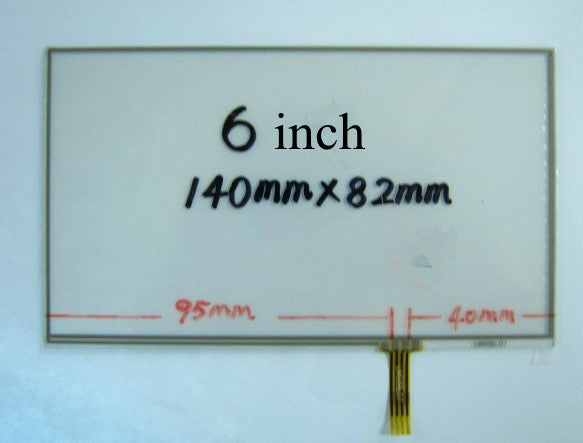140mm*82mm Universal Touch Screen LM60BL07 6 Inch Written Screen for MP4 MP5 GPS Navigator