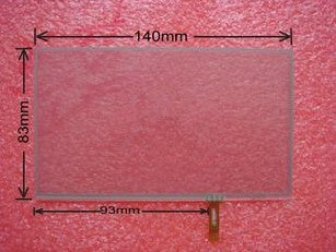 140mm*83mm Touch Screen 6 Inch Touch Screen for GPS MP4 MP5 Navigator