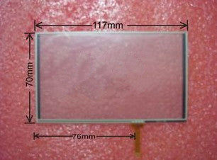 5 Inch Touch Screen 117mm*70mm Universal Touch Screen for GPS MP4 MP5 Navigator