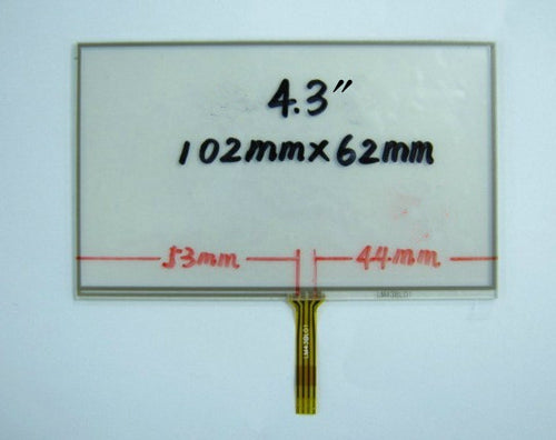 102mm*62mm Touch Screen 4.3 Inch Written Screen for MP4 MP5 GPS Navigator