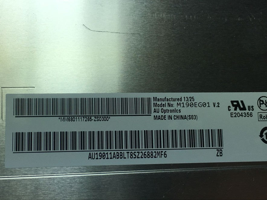 Original M190EG01 V2 AUO Screen 19" 1280*1024 M190EG01 V2 Display