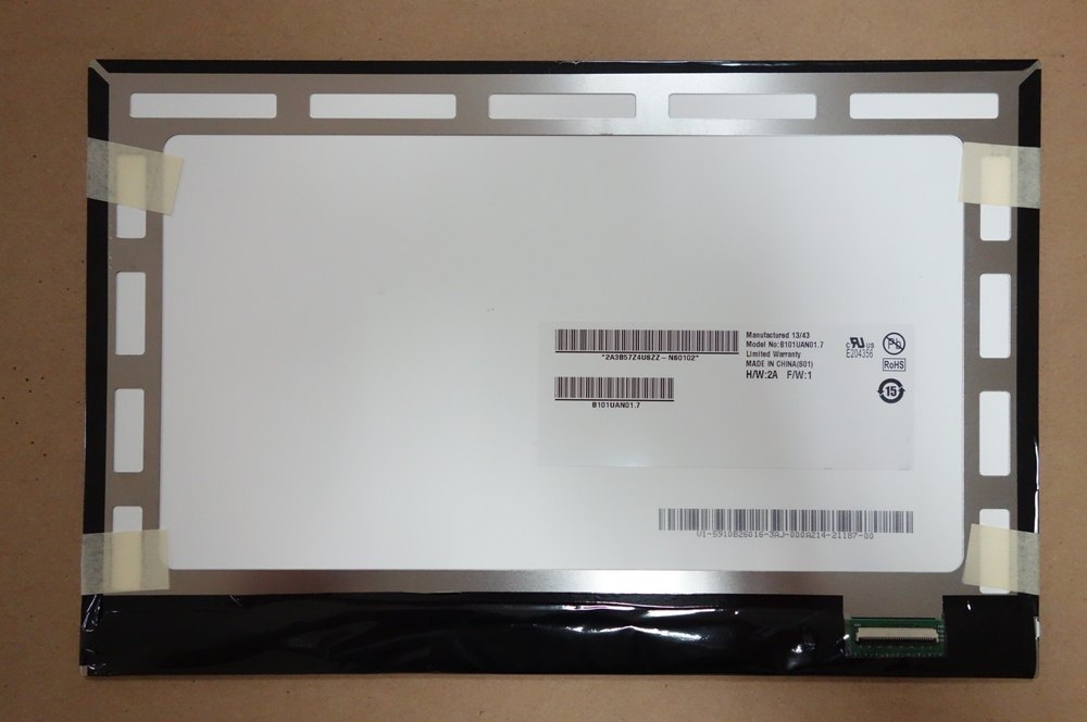 Original B101UAN01.7 AUO Screen 10.1" 1920×1200 B101UAN01.7 Display