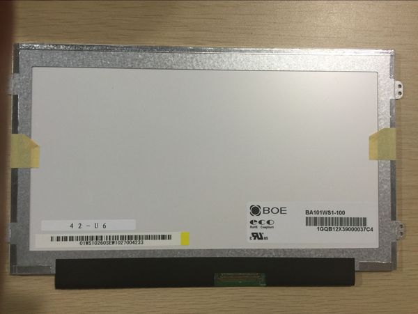 Original BA101WS1-100 BOE Screen 10.1" 1024x600 BA101WS1-100 Display