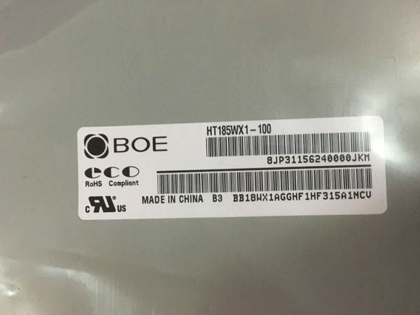 Original HT185WX1-100 BOE Screen 18.5" 1366×768 HT185WX1-100 Display