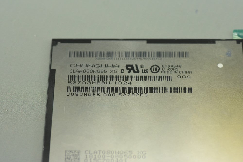 Original CLAA080WQ65 XG CPT Screen 8.0" 800x1280 CLAA080WQ65 XG Display