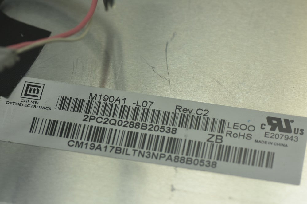 Original M190A1-L07 CMO Screen 19.0" 1440*900 	M190A1-L07 Display