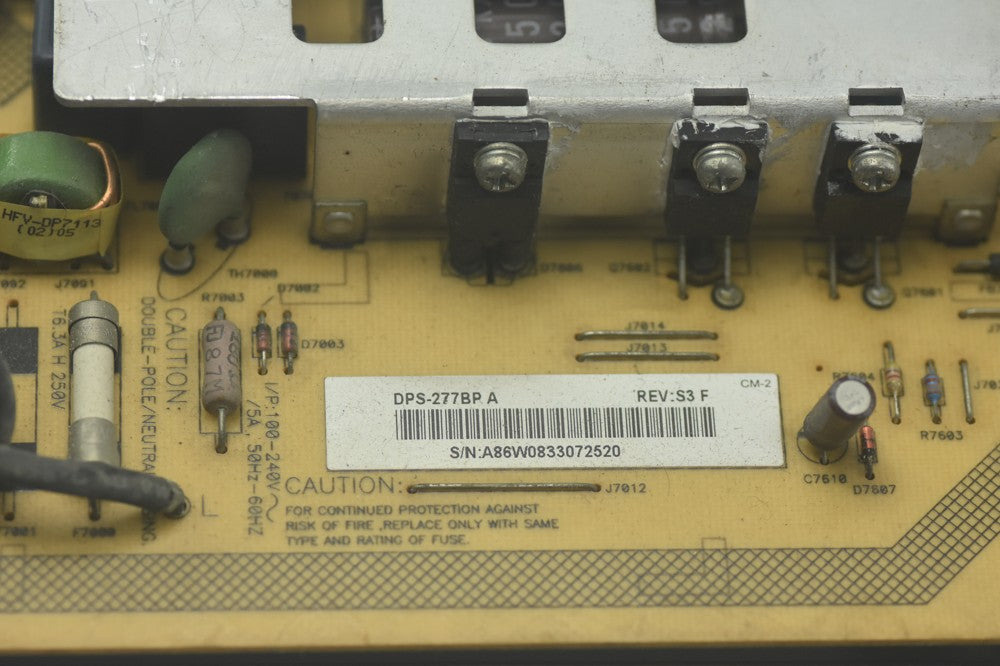 Original RDENCA295WJQZ Sharp DPS-277BPA Power Board