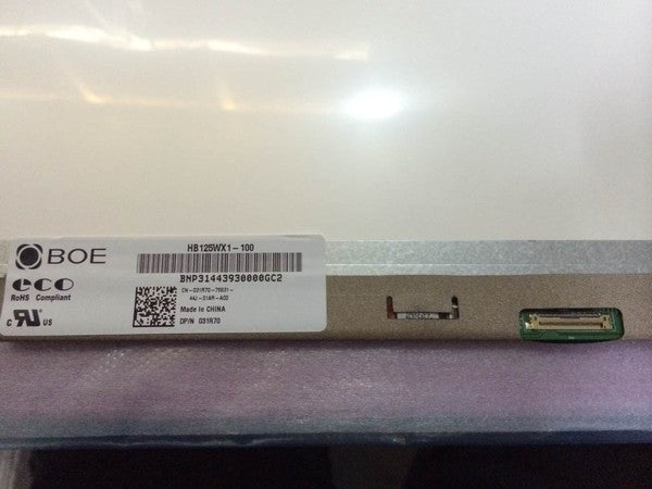 Original HB125WX1-100 BOE Screen 12.5" 1366x768 HB125WX1-100 Display
