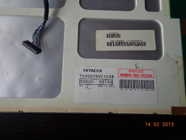 Original TX36D75VC1CAB HITACHI Screen 14.1" 768*1024 TX36D75VC1CAB Display