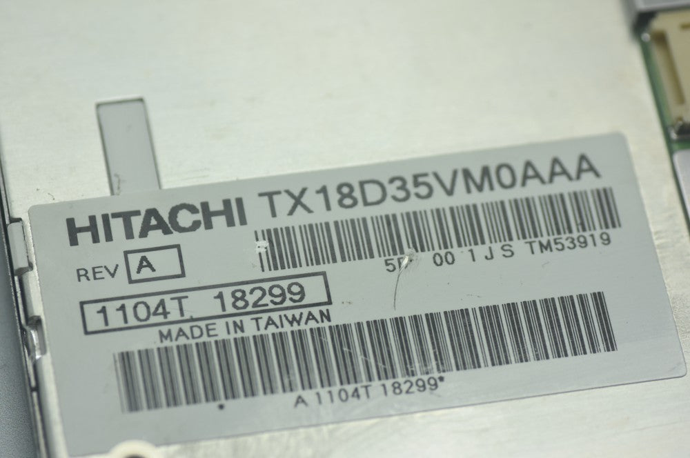 Original TX18D35VM0AAA HITACHI Screen 7" 800×480 TX18D35VM0AAA Display