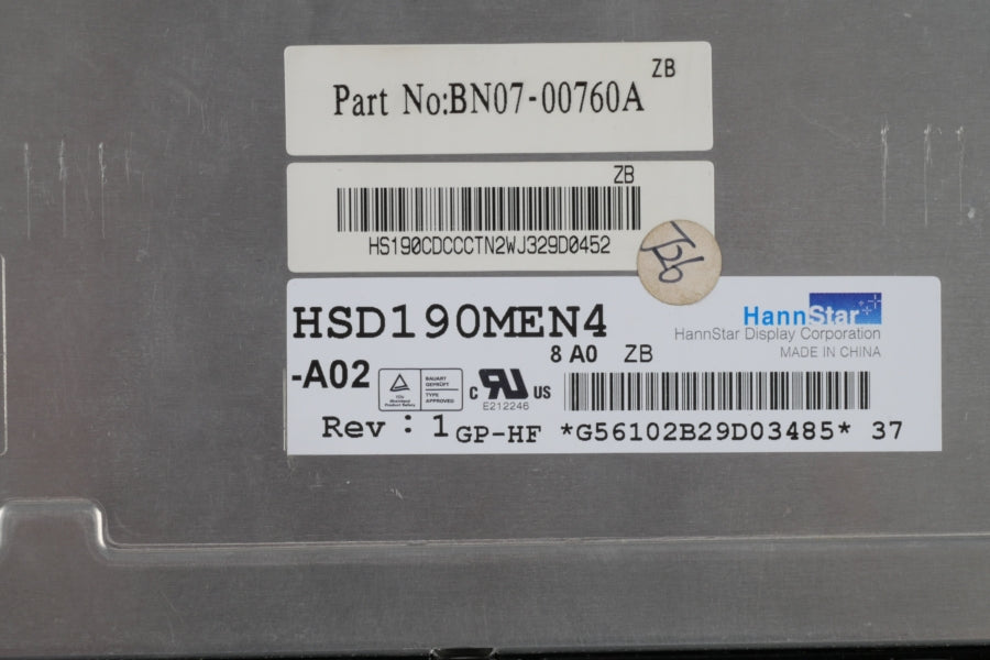 Original HSD190MEN4-A02  HannStar Screen 19.0" 1280*1024 HSD190MEN4-A02 Display