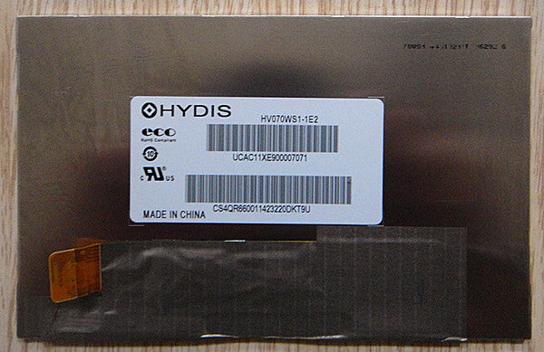 Original HV070WS1-1E2 HYDIS Screen 7.0" 1024x600 HV070WS1-1E2 Display