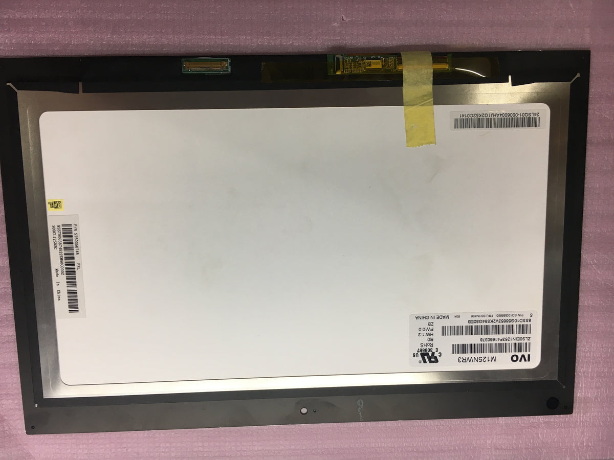 Original M125NWR3 R0 IVO  Screen 12.5" 1366×768  M125NWR3 R0  Display