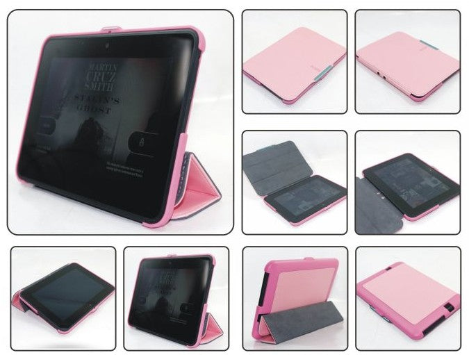 7 Inch Ultra-thin PU Leather Book style Case Cover For Amazon Kindle fire HD With Auto Wake/Sleep