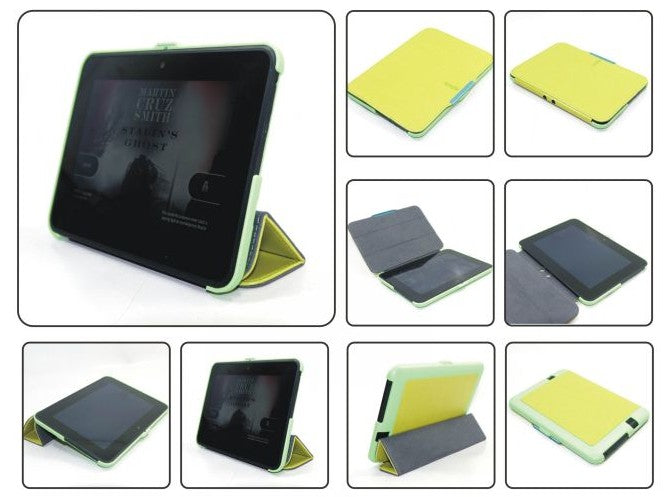 7 Inch Ultra-thin PU Leather Book style Case Cover For Amazon Kindle fire HD With Auto Wake/Sleep