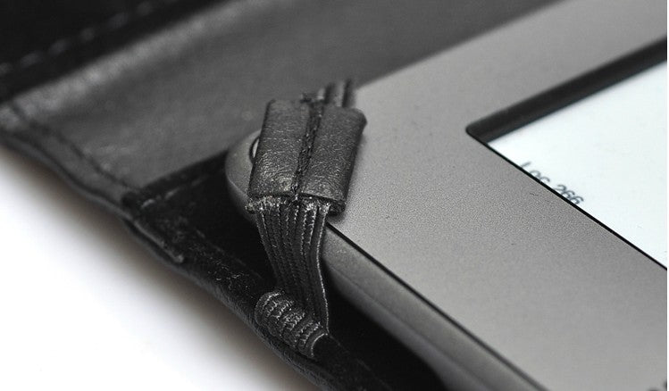 Black Leather Book Style Marware ATLAS Folio Case Cover For Amazon Kindle Touch