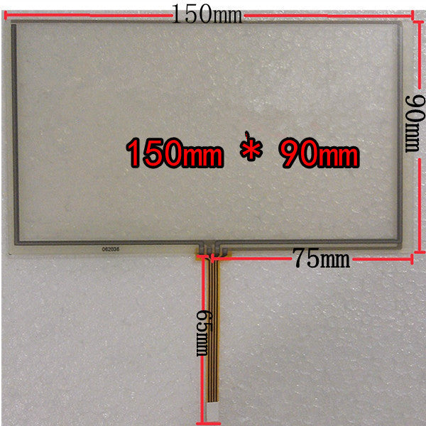 Brandnew  6 inch Touch Screen 150*90mm for GPS  Avigraph Car DVD LCD Screen