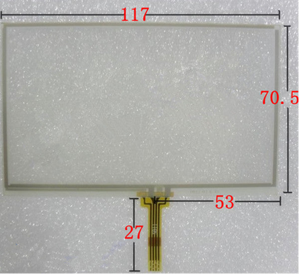 5" Touch Screen 117*70.5mm Handwritten Screen for GPS Navigator LH980N MP4