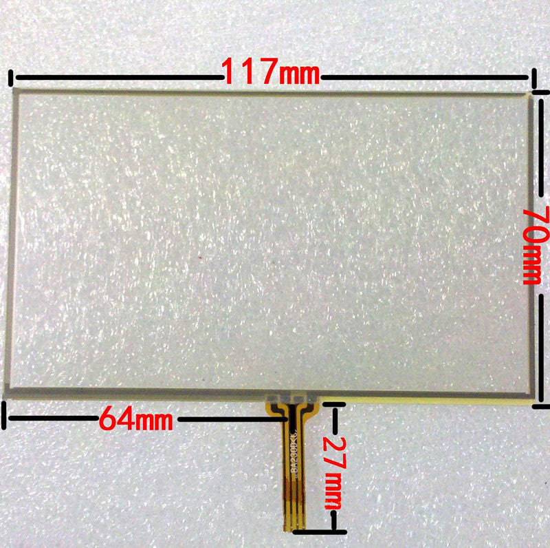 New Small 5 inch Touch Screen 117mm*70mm for MP4 GPS Navigator