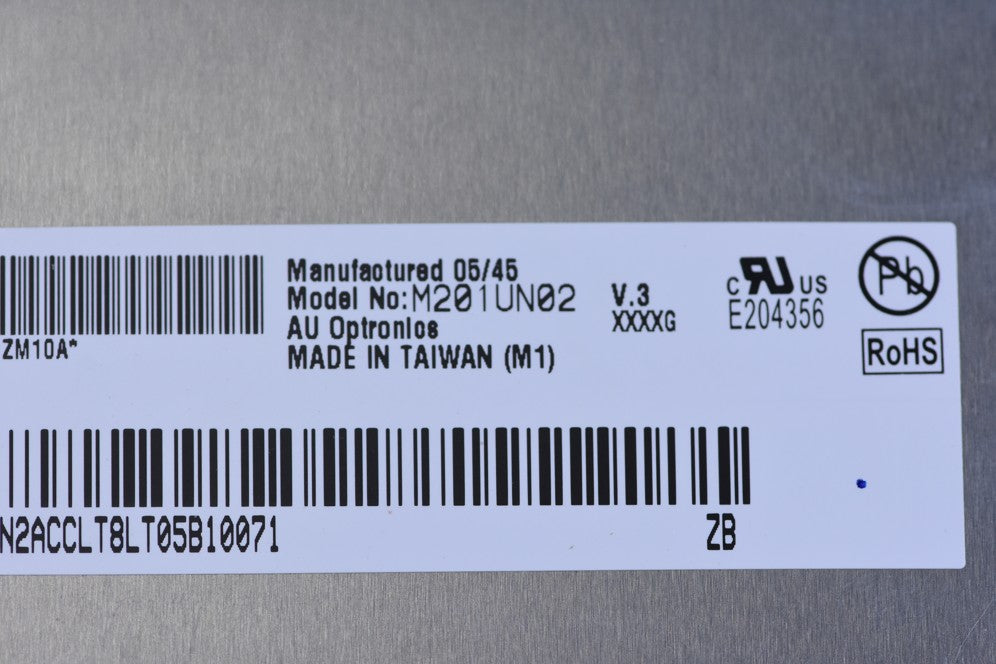 20.1" (6CCFL) M201UN02 V.3 AUO 1600*1200 LCD PANEL LCD Panel Display M201UN02 V.3 LCD Screen Display