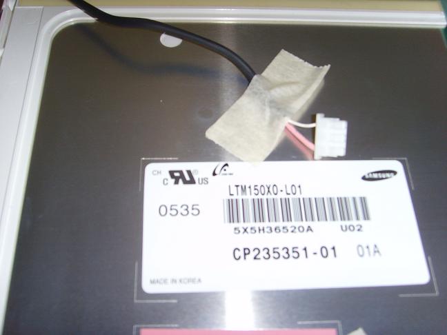 15 inch LTM150XO-L01 1024*768 LCD Panel Industrial Application
