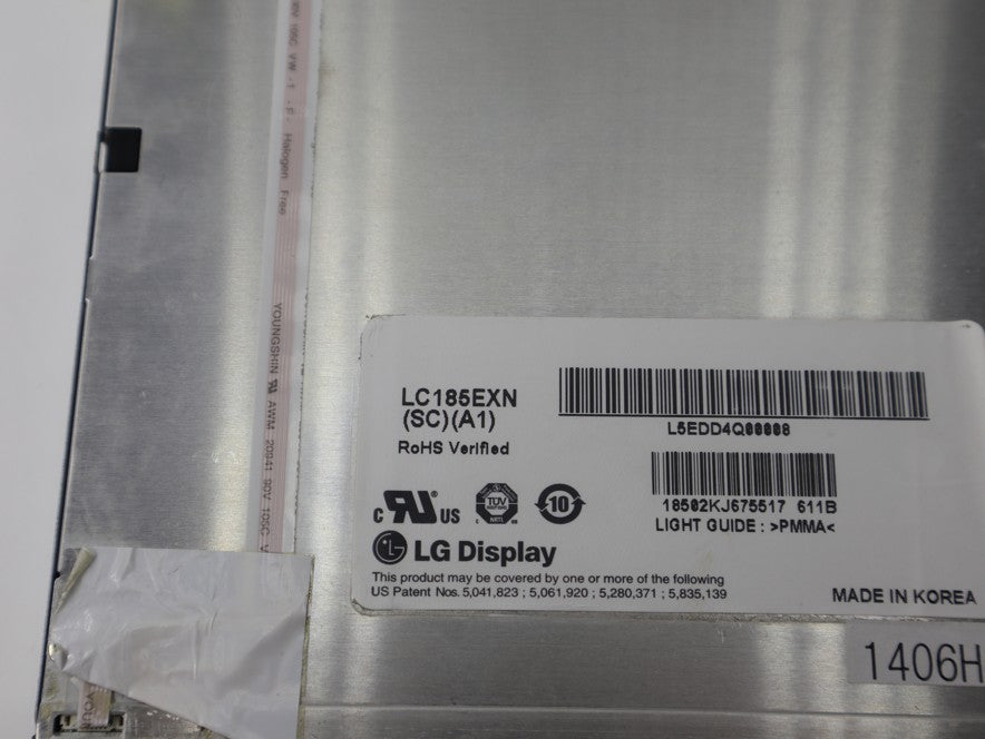 Original LC185EXN-SCA1 LG Screen 18.5" 1366*768 LC185EXN-SCA1 Display