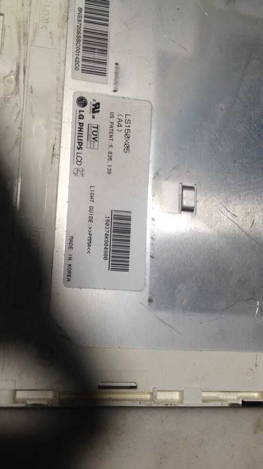 Original LS150X05-A4 LG Screen 15" 1024*768 LS150X05-A4 Display