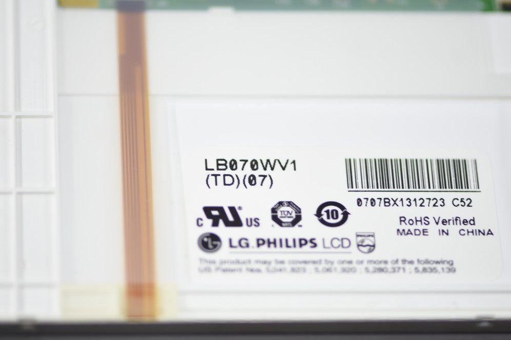 Original LG LB070WV1-TD07 Screen 7.0" 800×480 LB070WV1-TD07 Display