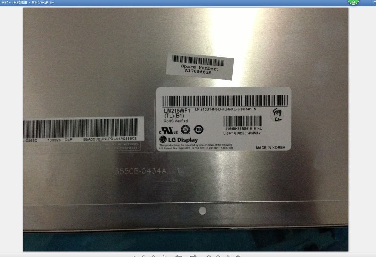 Original LG LM215WF1-TLB1 Screen 21.5" 1920×1080 LM215WF1-TLB1 Display