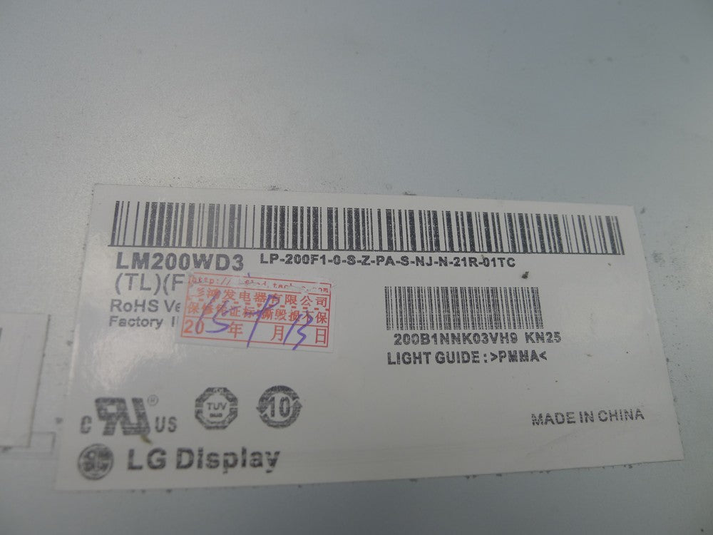 Original LG LM200WD3-TLF1 Screen 20.0" 1600×900 LM200WD3-TLF1 Display