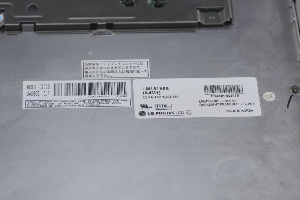 Original LM181E06 LG Screen 18.1" 1280x1024 LM181E06 Display