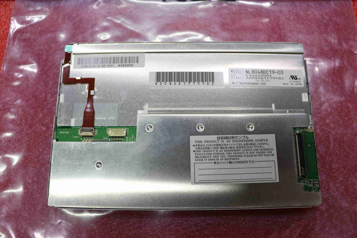 Original NL8048BC19-03 NEC Screen 7" 800×480 NL8048BC19-03 Display