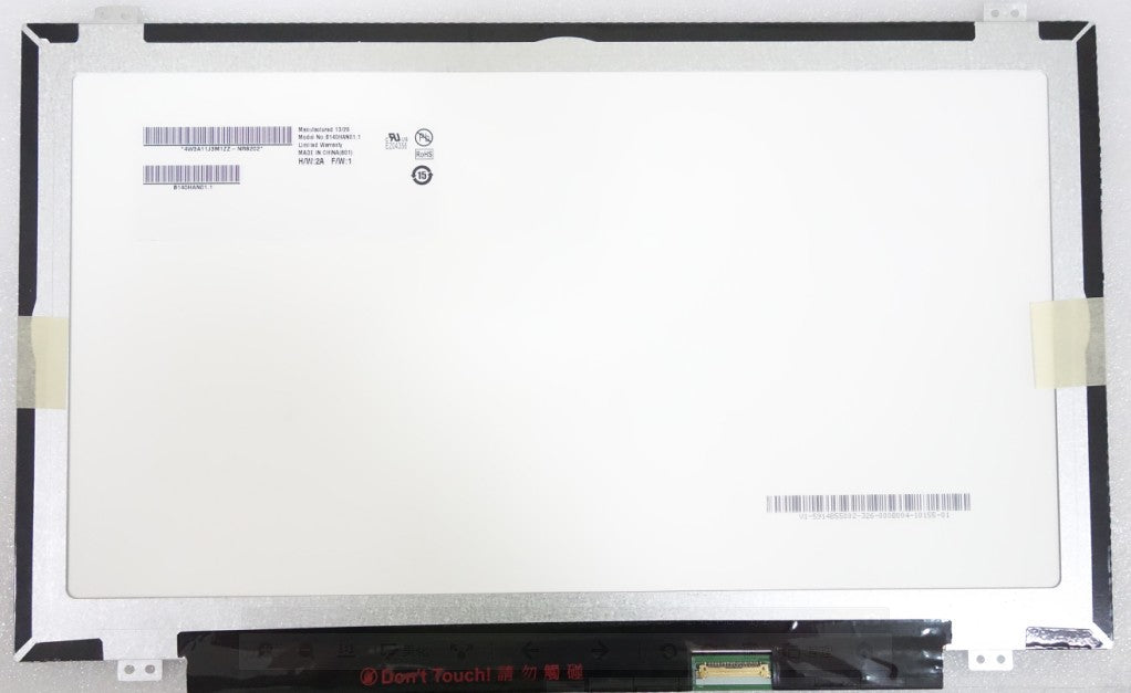 Original B140XTN02.A AUO Screen 14" 1366×768  B140XTN02.A Display