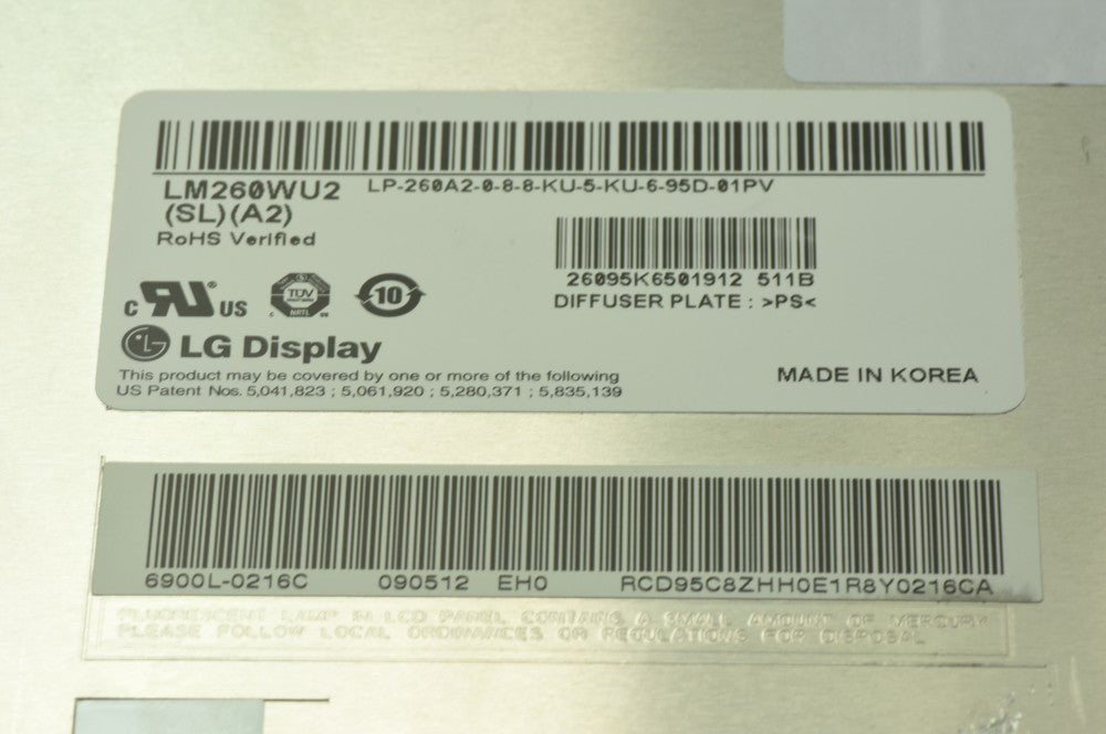 50pcs Original LG LM260WU2-SLA2 Screen 25.5" 1920×1200 LM260WU2-SLA2 Display $338pcs for wholesaler
