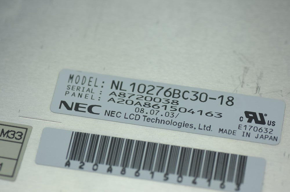Original NL10276BC30-18 NEC Screen 15" 1024x768 NL10276BC30-18 Display