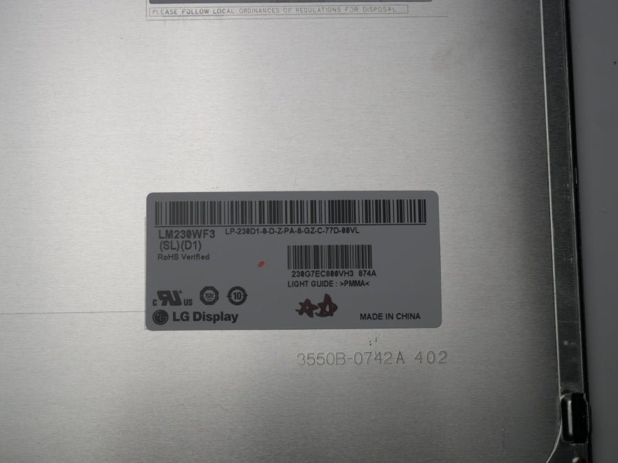 Original LM230WF3-SLD1 LG Screen 23" 1920*1080 LM230WF3-SLD1 Display