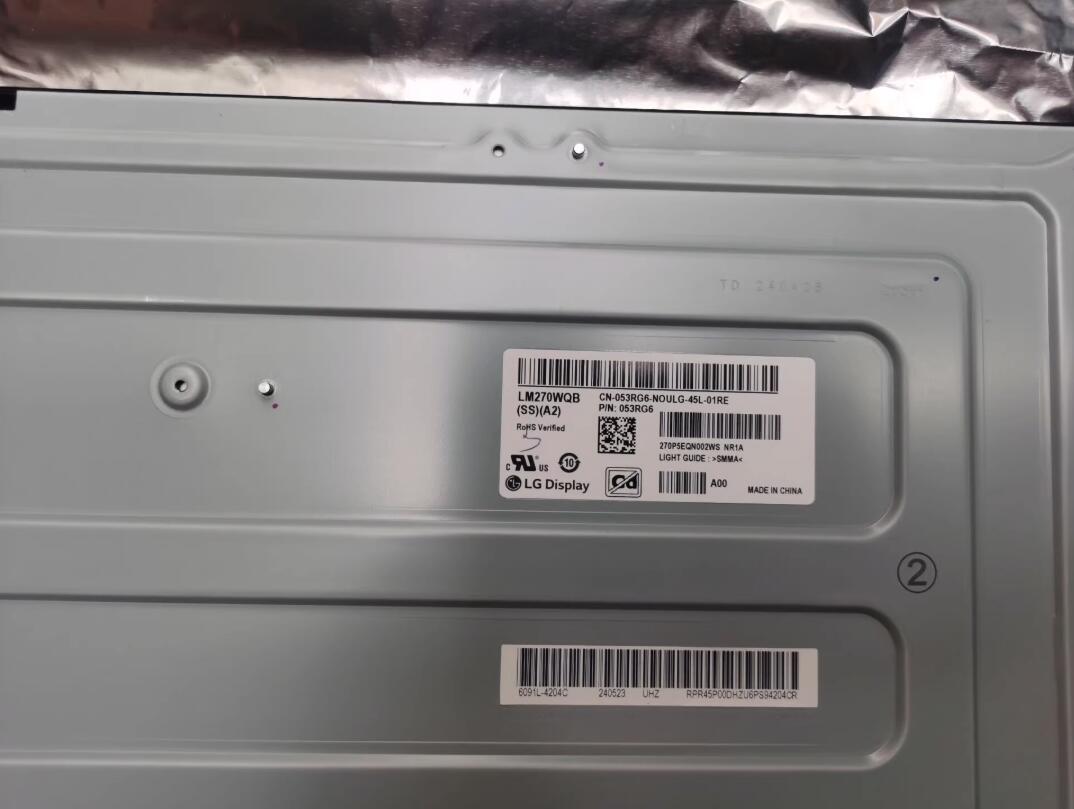 Original LG LM270WQB-SSA2 Screen 27" 2560*1440 LM270WQB-SSA2 Display