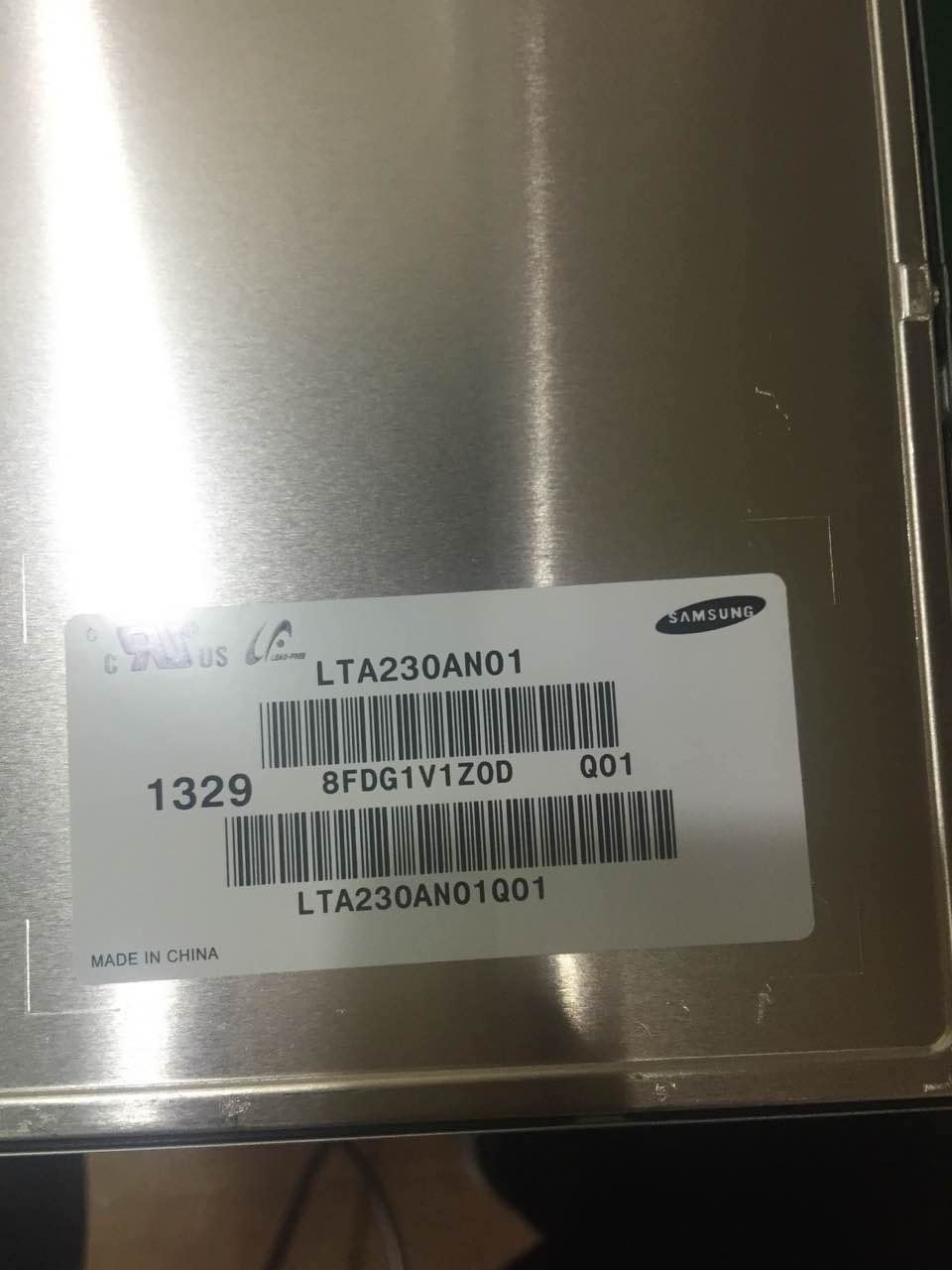 Original SAMSUNG LTA230AN01 23.0" Resolution 1366*768 Display Screen LTA230AN01 Display LCD