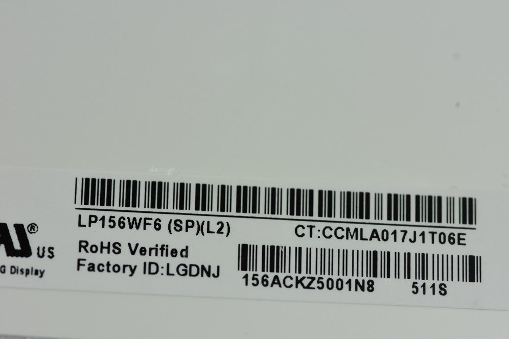 Original LP156WF6-SPL2 LG Screen 15.6" 1920×1080 LP156WF6-SPL2 Display