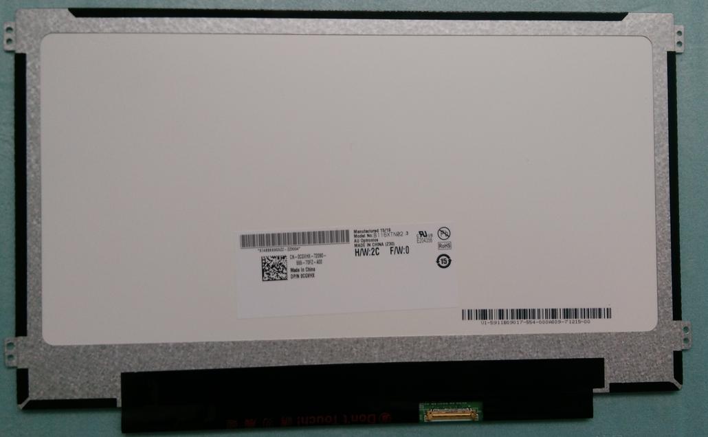 Original B116XTN02.3 HW0A  AUO Screen 11.6" 1366×768 B116XTN02.3 HW0A Display