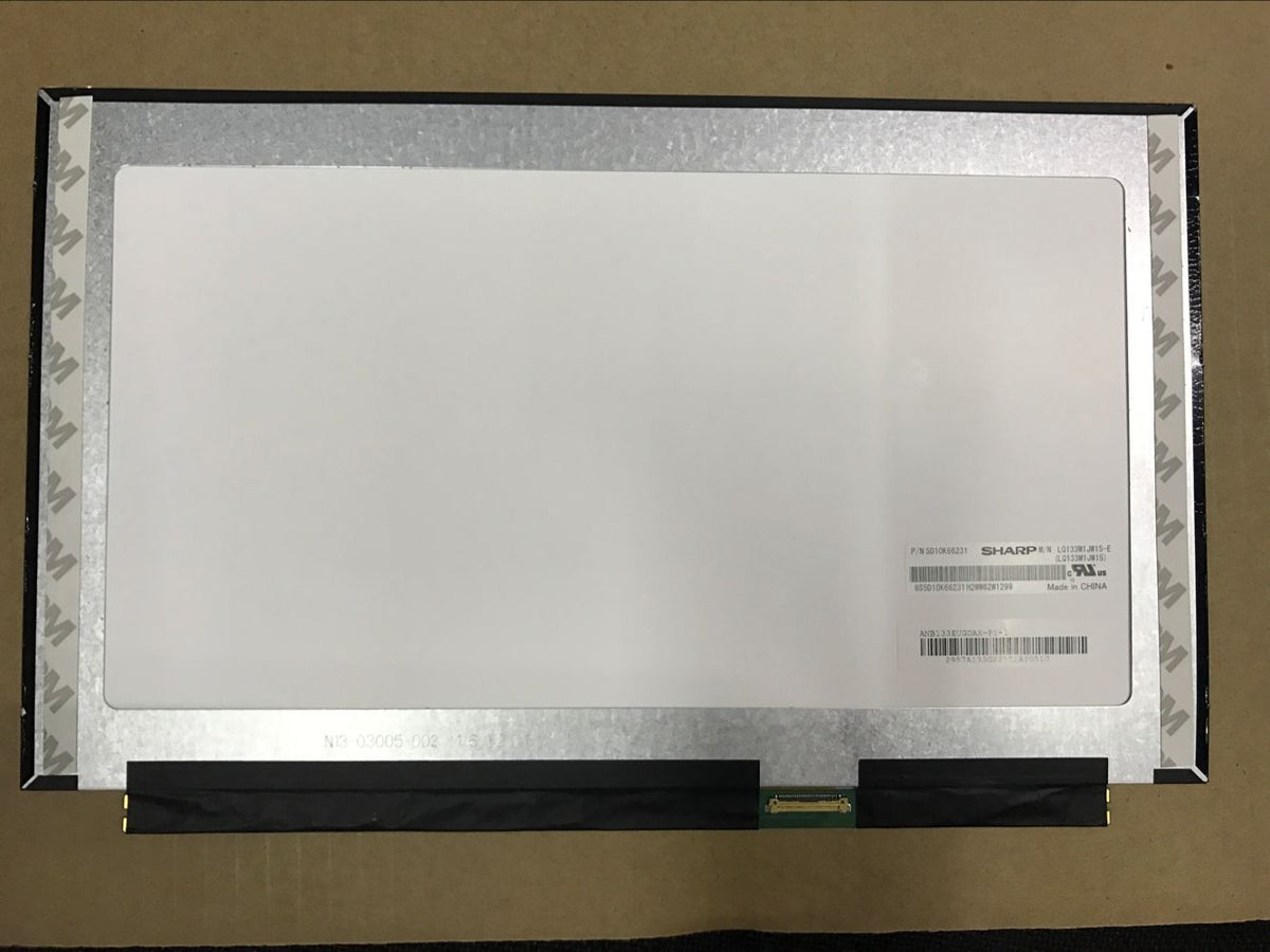 Original LQ133M1JW15 13.3 Inch LQ133M1JW15  Display 1920×1080 Industrial Screen