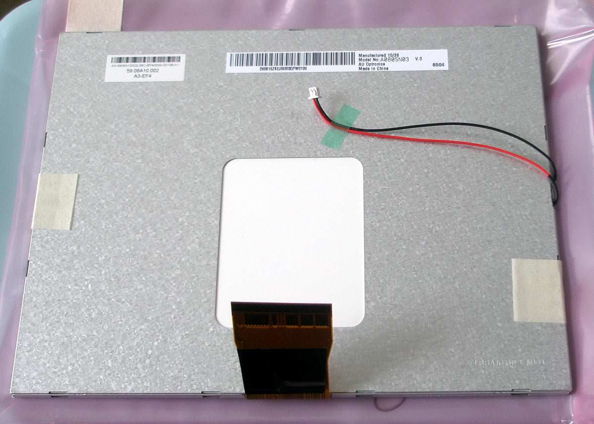 Original A080SN03 V0 AUO Screen 8.0" 800*600 A080SN03 V0 Display