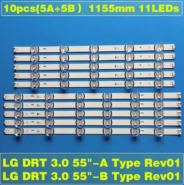 LED Backlight strip For LG DRT 3.0 55 55LB626V 55LB628V 55LB630V 55LB656V 55LF550V 55LF551C 55LF560V 55LF5610 55LF561V 55LF562V