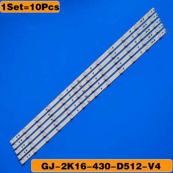 New 5 PCS 12LED LED backlight strip for LB43014 V0_00 43PUS6501 43PUS6101 43PUS6201 TPT430U3 43PUH6101 43PUS6551 43PUS6401