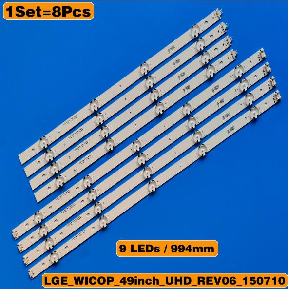 LG49 inch TV backlight strip for 49LG61CH 49LF5500 49UF6400 49UF6407 49LF510V 49UF640V 49UH610A 49UH6100 LGE_WICOP_49inch_UHD