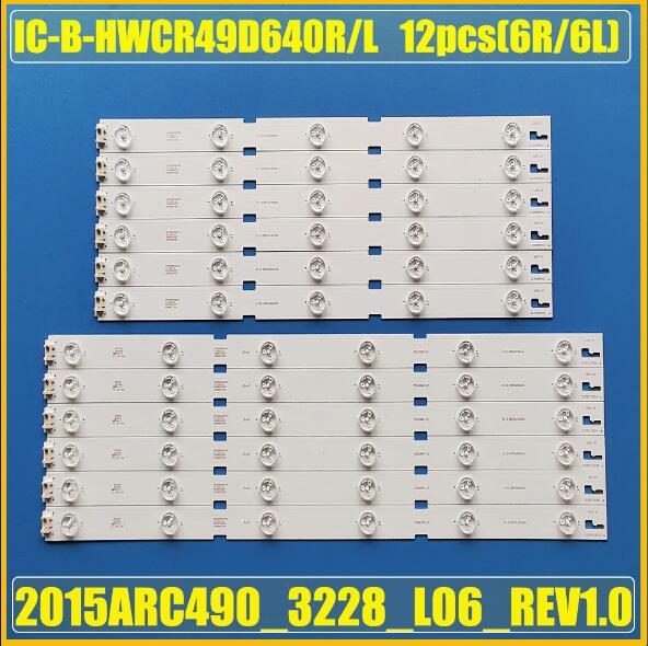 LED Backlight Strip For 49VLE6523BL 49VLE6524 49GFB6621 49VLE6629BR 49VLE6523BL 49VLE6625BP 2015ARC490_3228_R05 L06 LM41-00177A