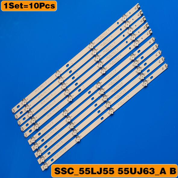 LED backlight strip 8 lamp for LG 55TV Innotek 17Y 55INCH B-TYPE SSC_55UJ630V 55UJ6300 55UJ63 55LJ63_UHD_B 55LJ55_FHD_A 55UJ7588