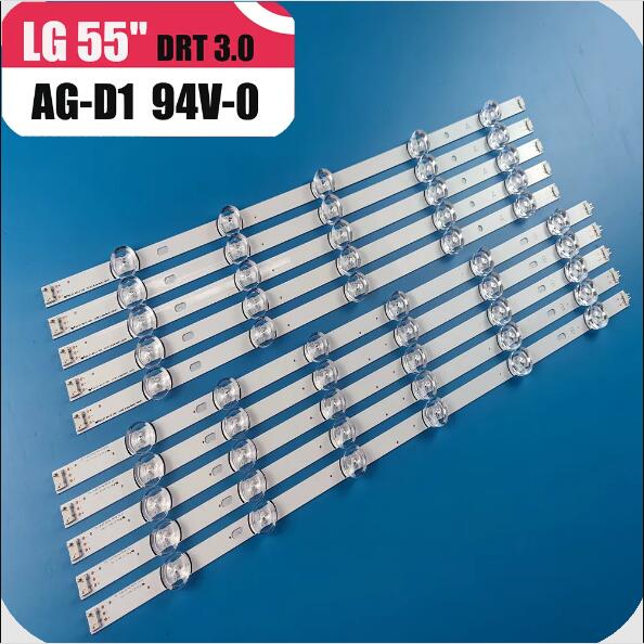 NEW Full Backlight Array LED Strip Bar LG 55'DRT3.0 55LB650V 55LB630V LC550DUH FG 55LF5610 55LF580V 55LF5800 55LB630V 55LB6300