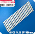 10 new LED backlights for BAIRD TI5510DLEDDS 55LEX-6027/UTS2C 2W2006-DS55M7800-01 DS55M78-DS02-V01 DSBJ-WG DS55M78-DS22-T01